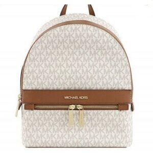 MICHAEL KORS Kenly Medium Backpack Signature Vanilla Bag